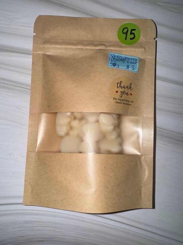 Strawberry banana gummy bears