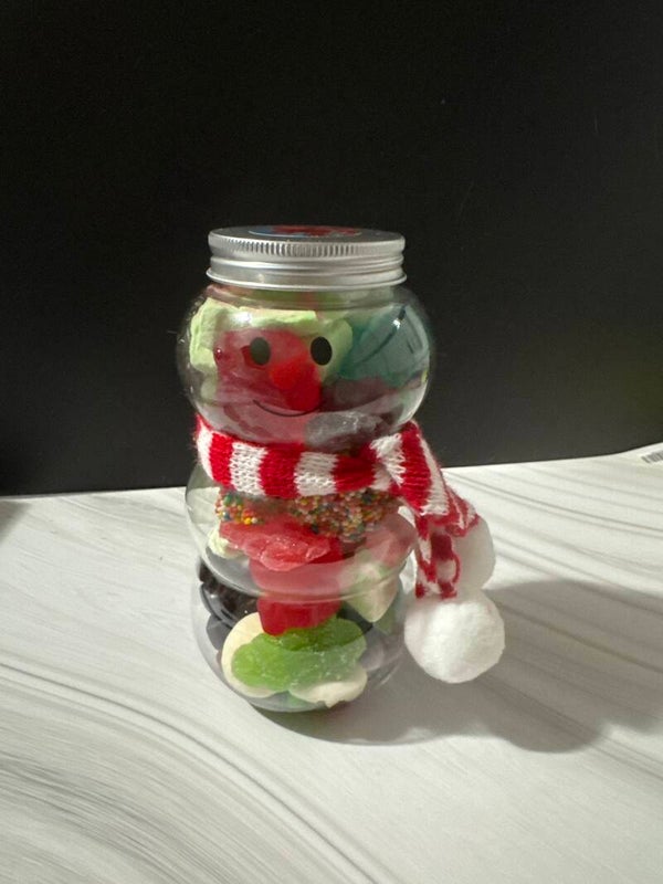 Snowman jar