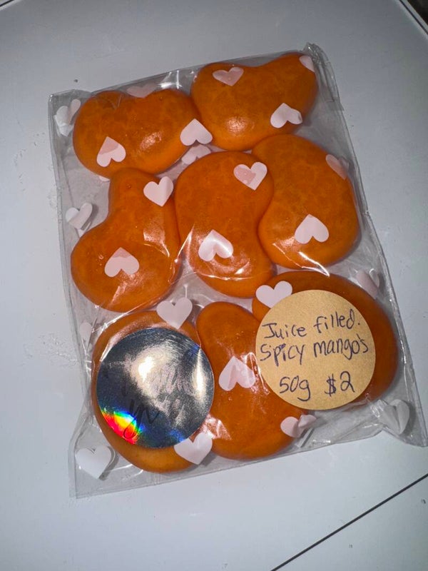 Tester spicy mangos 50 grams