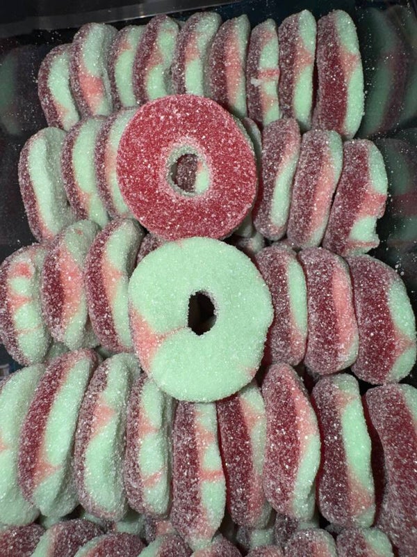 Strawberry / lime rings
