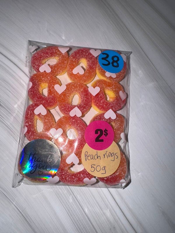Peach rings