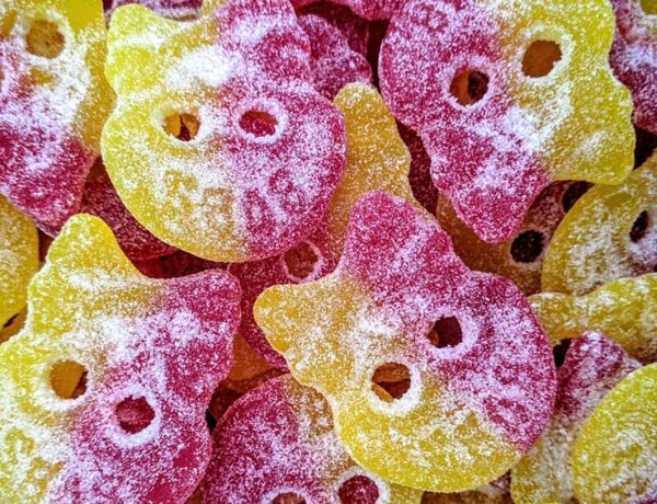 Lemon raspberry skulls medium bubs (HALAL)
