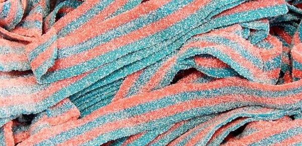 Cotton candy belts (vegan)