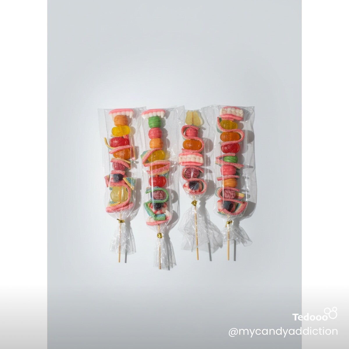 halloween and rainbow belts lollipop