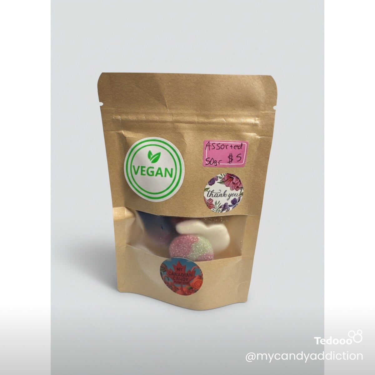 Assorted vegan mix 50 grams