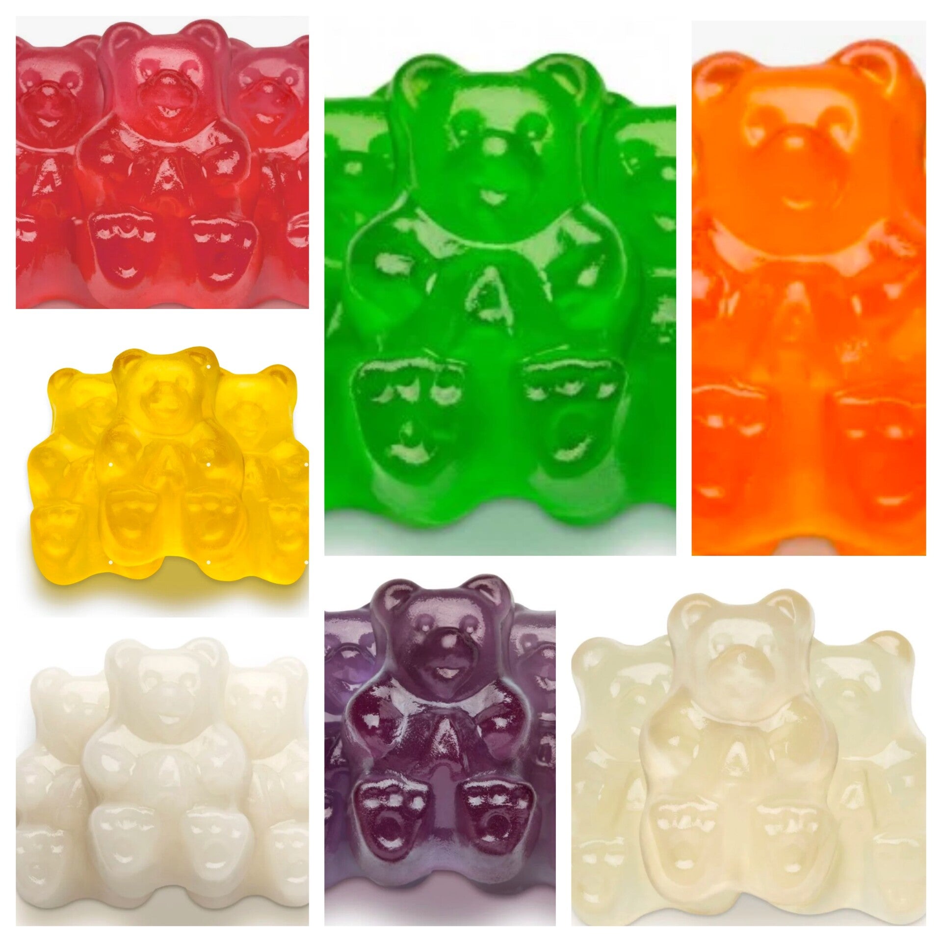 assorted gummy bears  90 grams