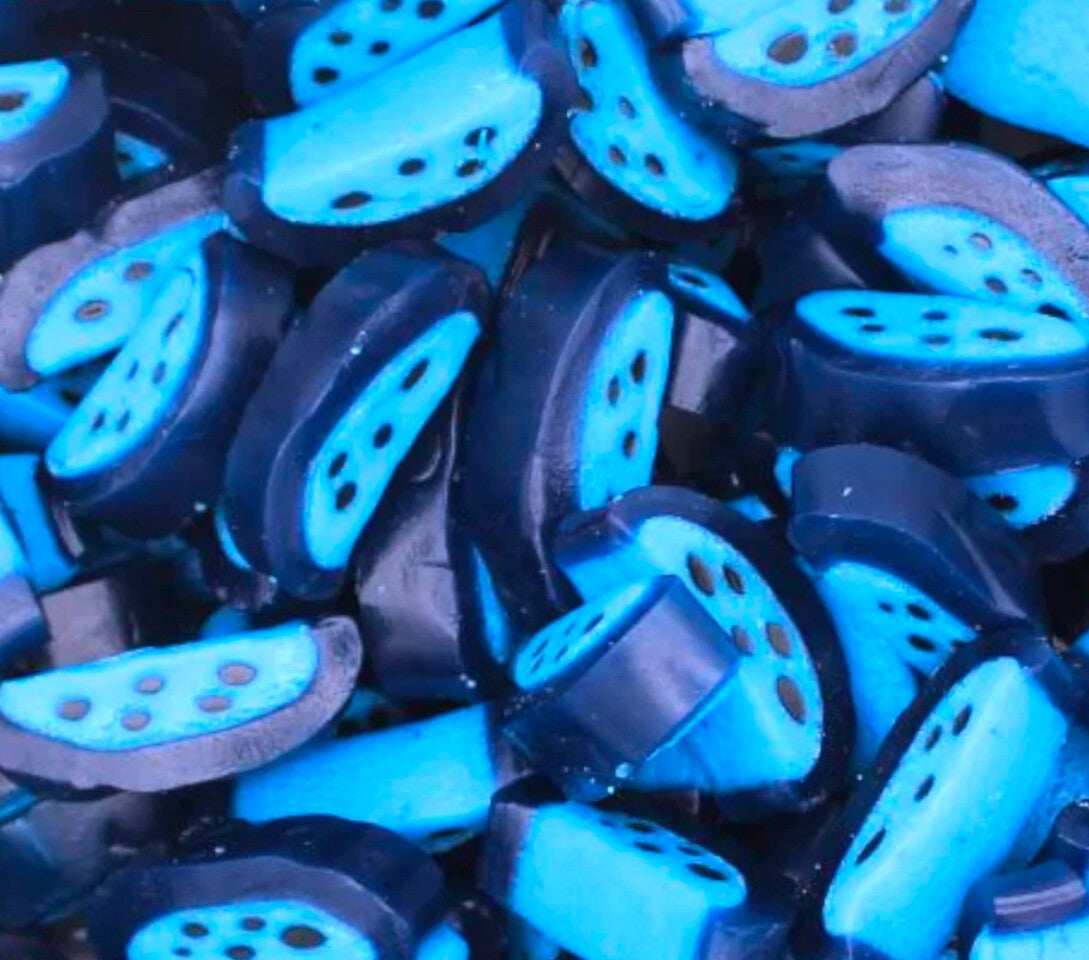 Licorice bites blue raspberry