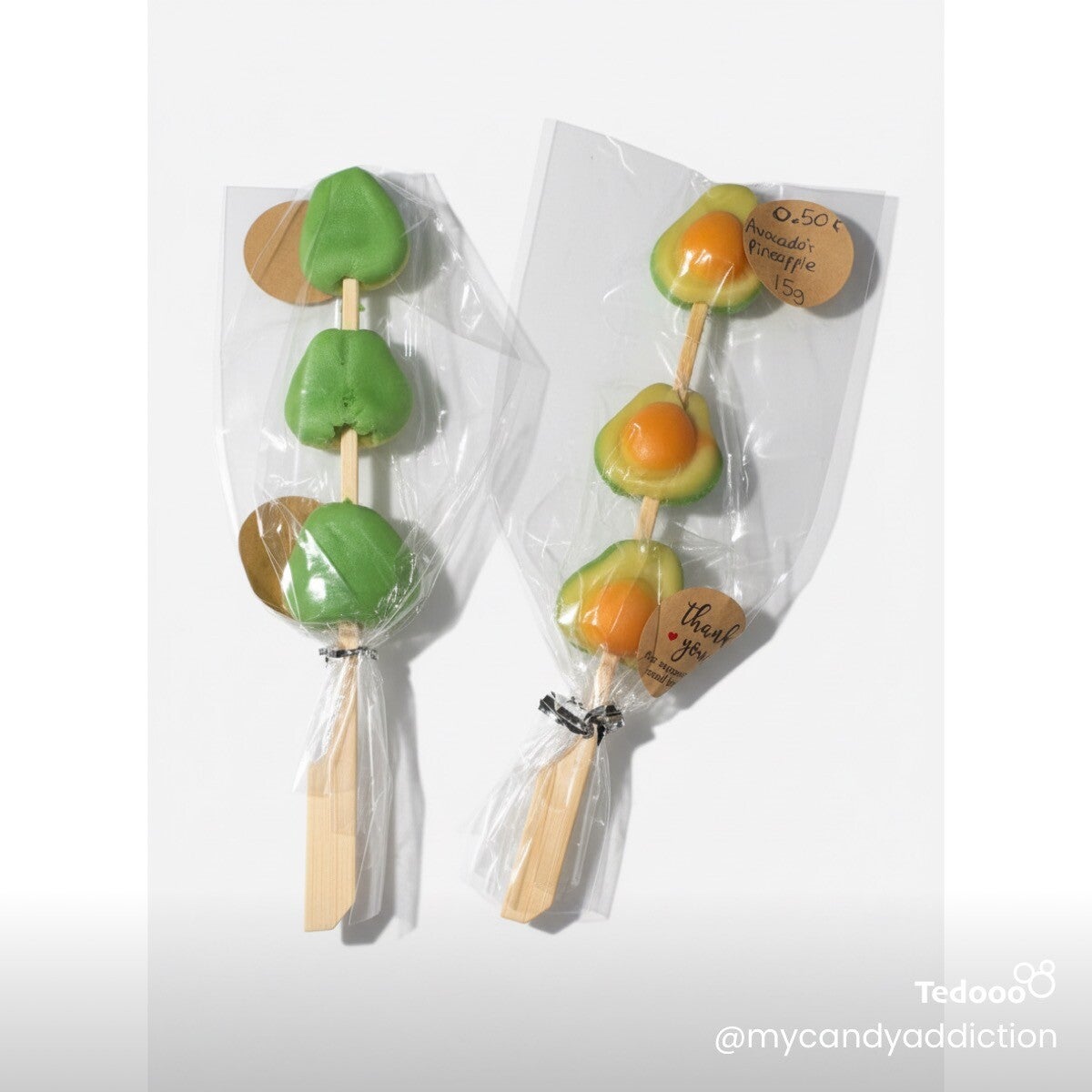 Avocado (pineapple) flavour  lollipop