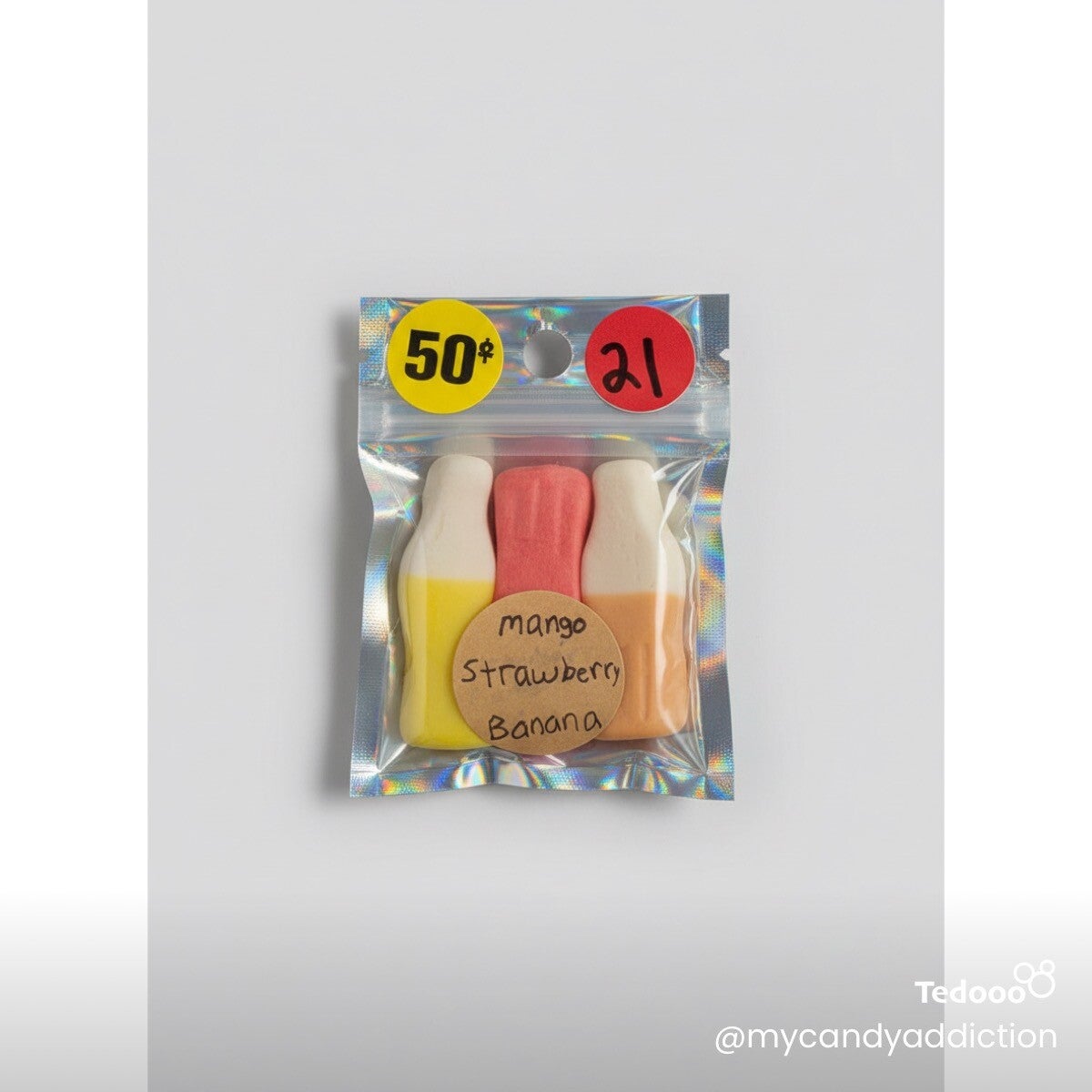 Milkshake foam bottles assorted