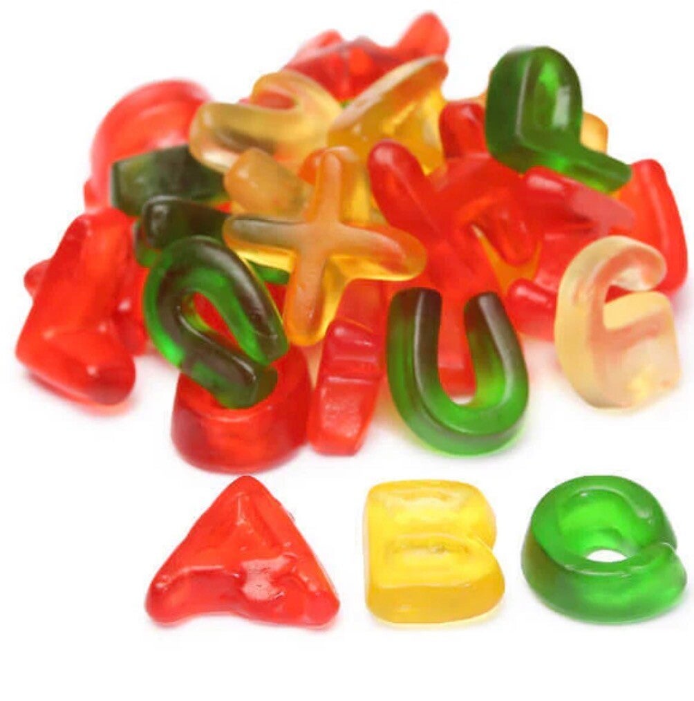 Haribo alphabet letters (40)