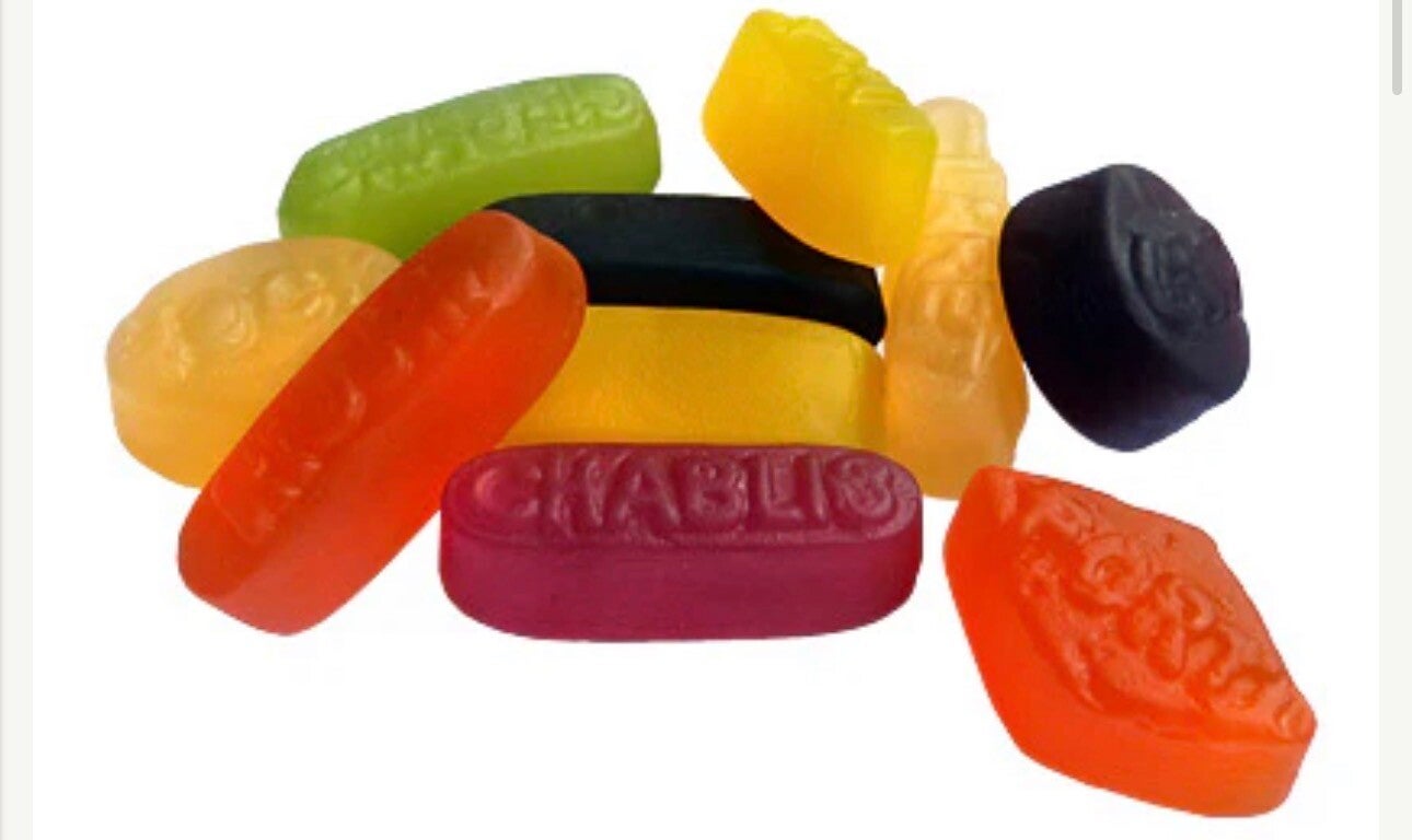 Wine gums.              (HALAL)