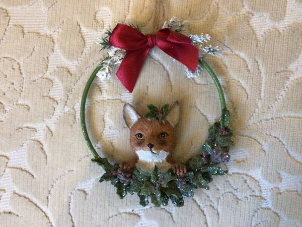 Ornament vos in krans