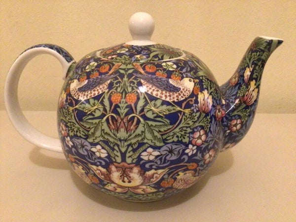 Strawberry Thief  Blauw  Theepot