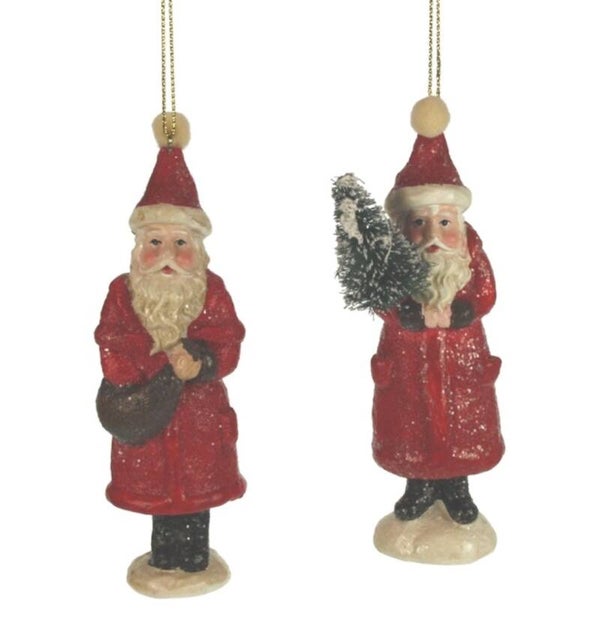 Ornament Kerstman met tas