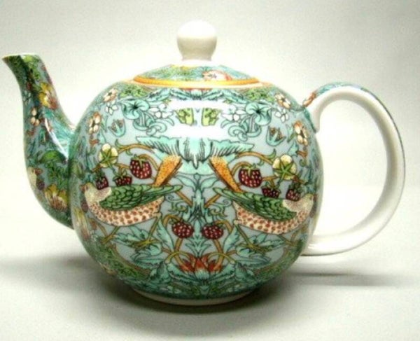 Strawberry Thief groen  Theepot