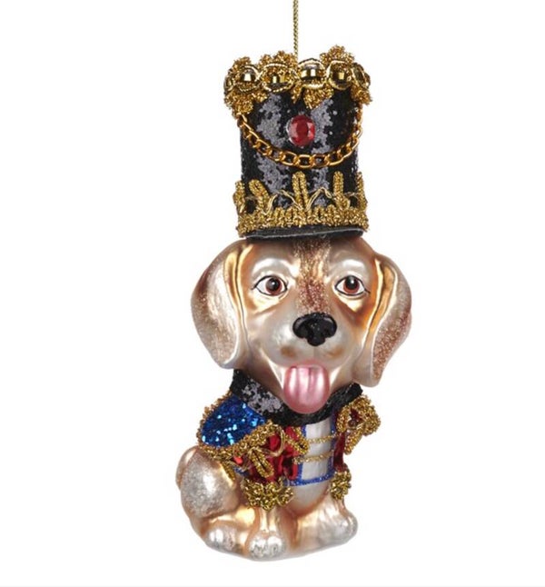 Kerst ornament hond