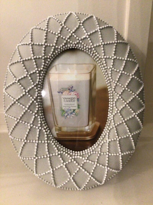 Fotolijst ovaal grijs