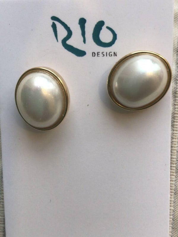 Parel oorbellen Rio Design steker