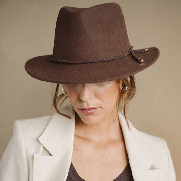 House of Ord Hoed - Classic Fedora - Nutmeg - 58 cm