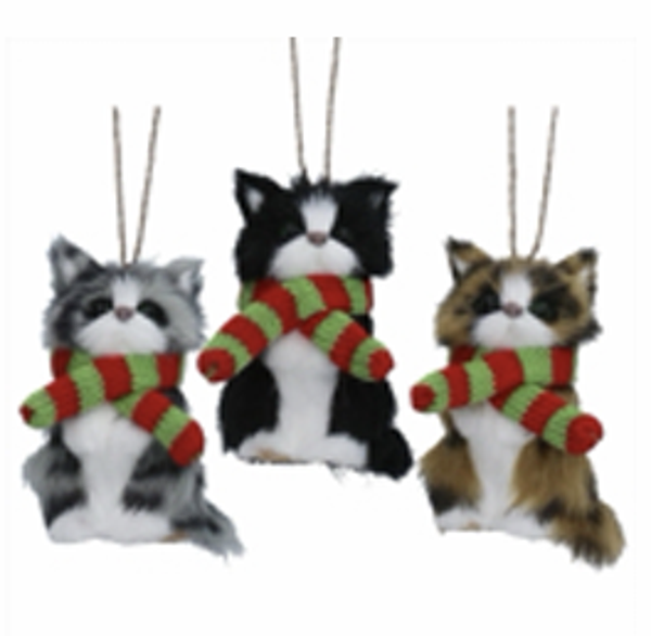 Nepbonten kat met Sjaal, 3 soorten - Gisela Graham