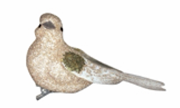 Gouden Glinsterende Vogel Op Clip - Gisela Graham