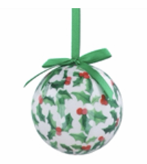 Kerstbal met kersttak