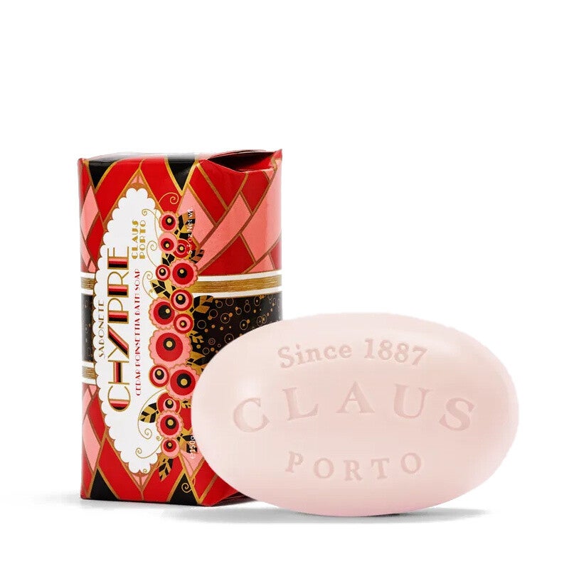 Claus Porto Soap Bar Chypre - Cedar Poinsettia - 150 gr
