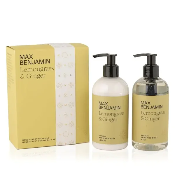 Max Benjamin - Hand & Body Lotion + Wash 300ml - Lemongrass & Ginger