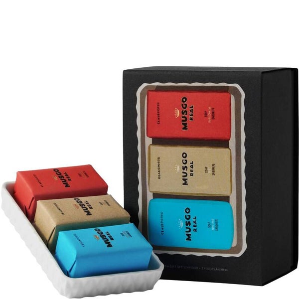 Musgo Real - Gift Set Soap Dish & Mini Hand- & Body Soap -