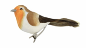 Vogel (Robin) op clip - Gisela Graham