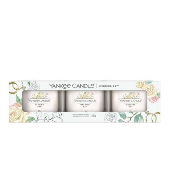 Yankee Candle Filled Votive 3-pack - Wedding Day