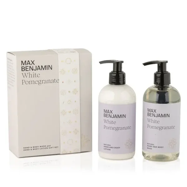 Max Benjamin - Hand & Body Lotion + Wash 300ml - White Pomegranate
