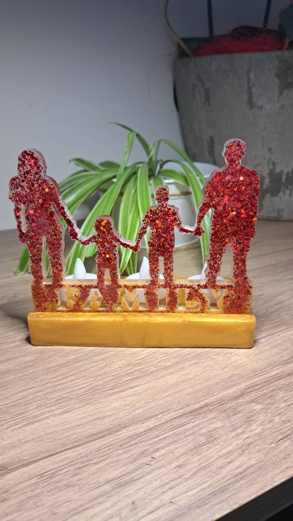 Décoration Family en résine
