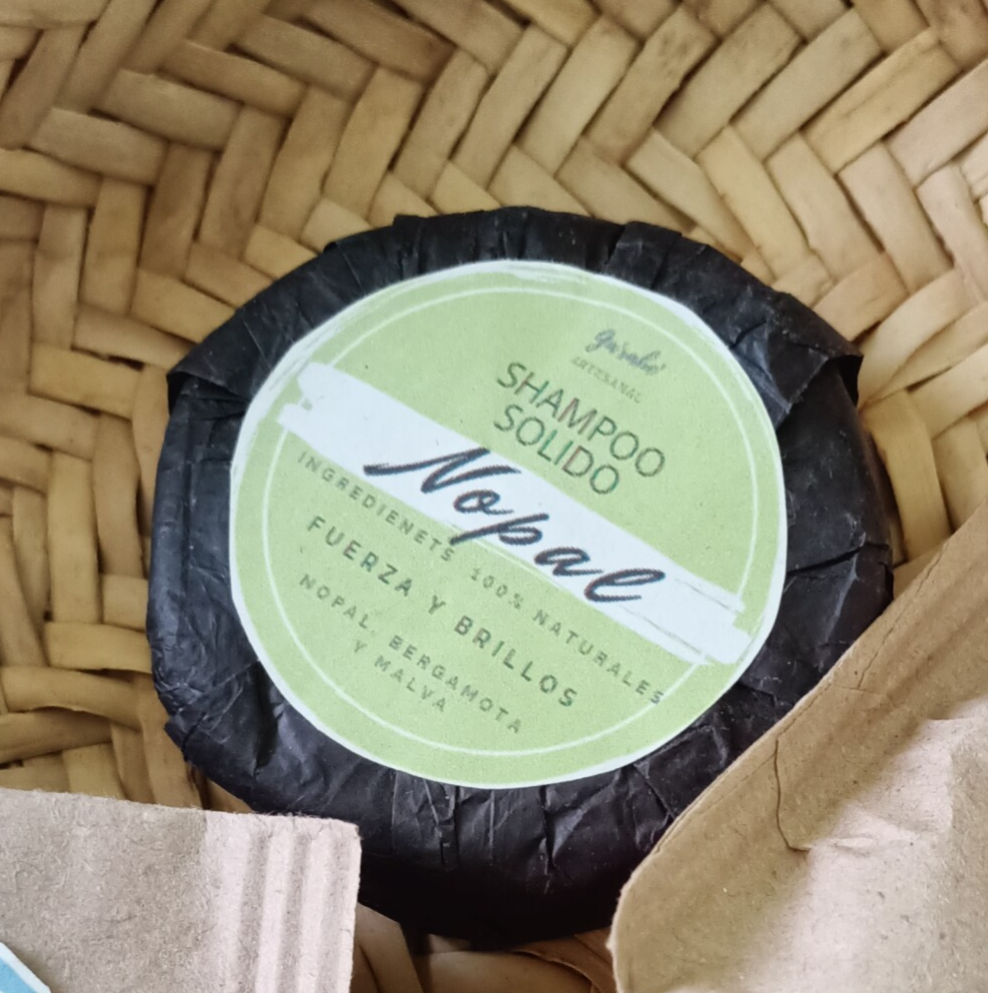 shampoo solido nopal