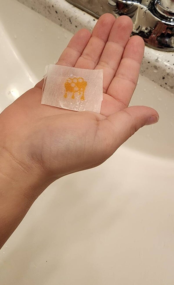Single use soap strips