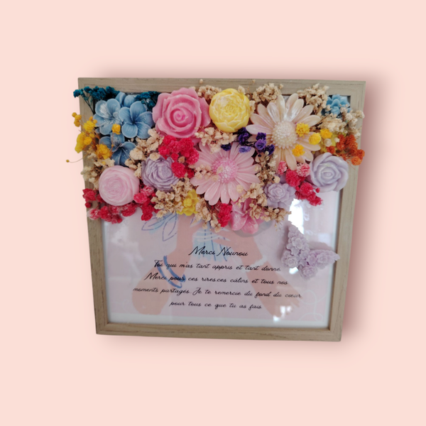 Tableau fondant parfumé merci nounou