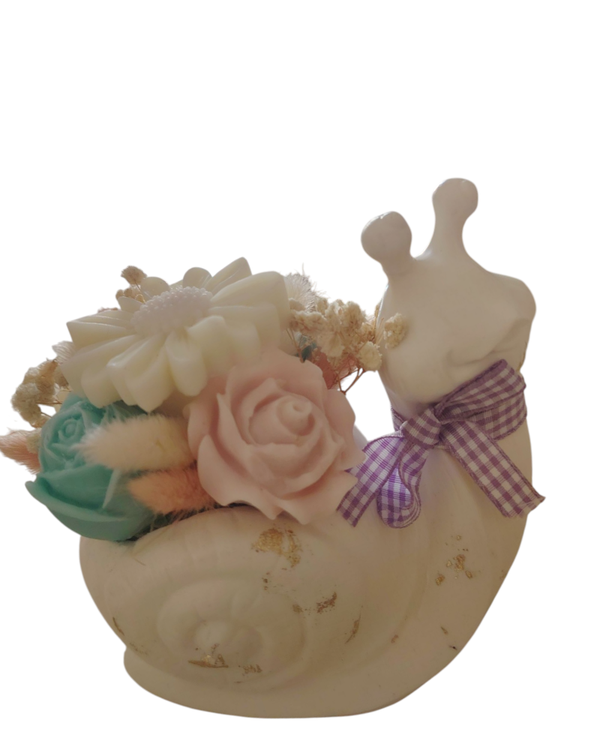 L escargot fleuri