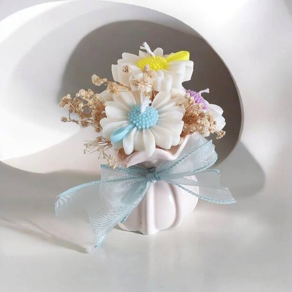 Mini bouquet Marguerite violette