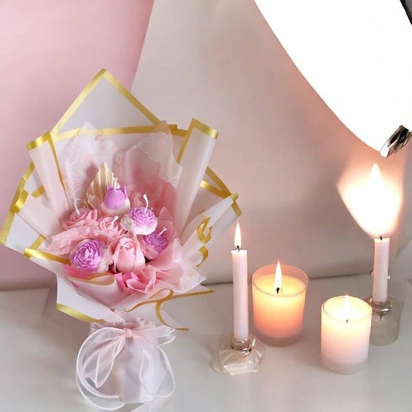 BOUQUET Girly  fleur de coton