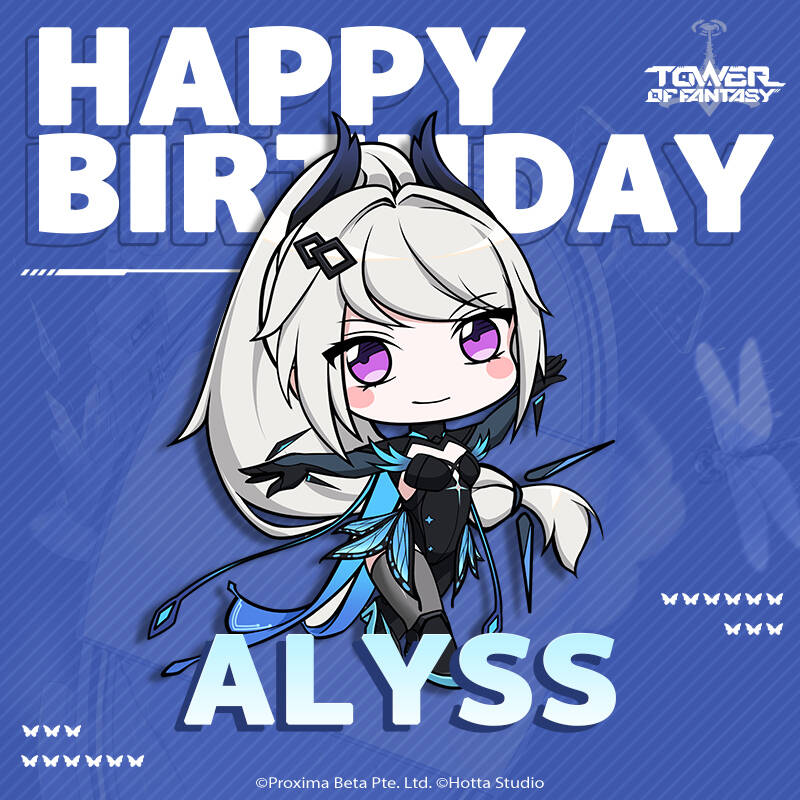 Bday, tof, tower of fantasy, cute, kawaii, pp, avatar, Chibi, alyss