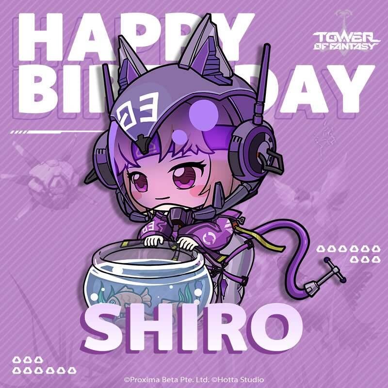 Bday, tof, tower of fantasy, cute, kawaii, pp, avatar, Chibi, shiro