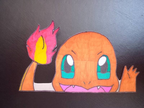 Glumander groser sticker