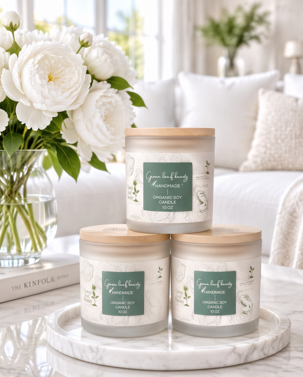 10 oz Organic soy candle