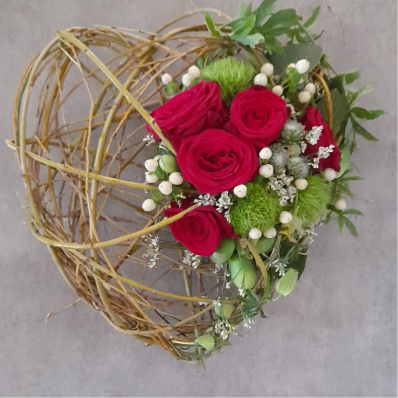 Coeur deuil amour structure 