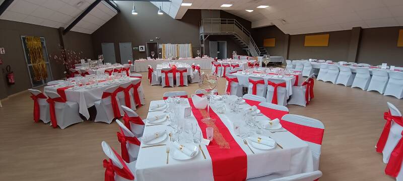 Salle de réception décoration mariage