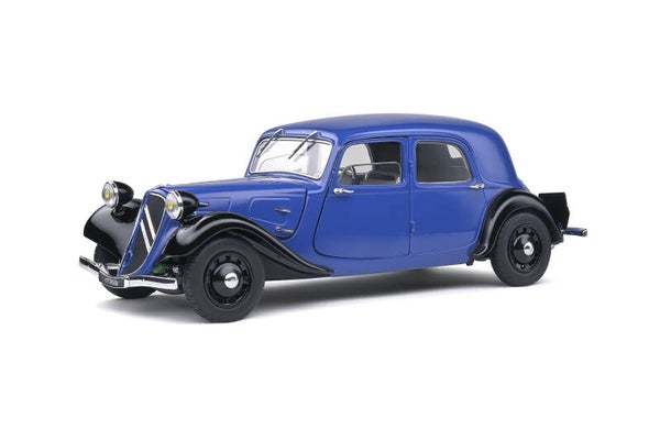 Citroën Traction 7 - Bi-Ton Donkerblauw/Zwart - 1937 - 1:18