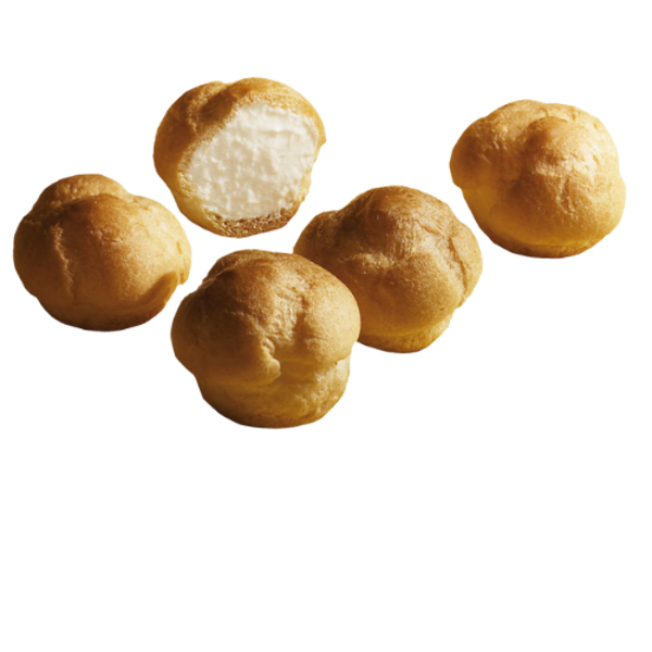 Mini Windbeutel mit Vanillecremefüllung