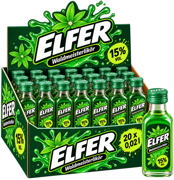 ELFER Waldmeisterlikör 15 % Vol.
