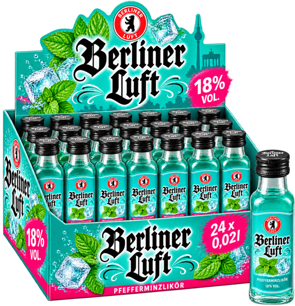 Berliner Luft Pfefferminzlikör 18 % Vol.