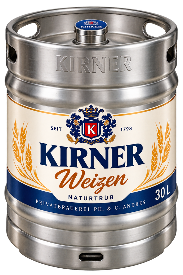 Kirner Weizen Fass